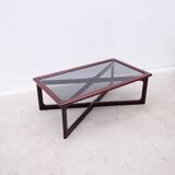 Scandinavian rosewood coffee table from dyrlund, denmark 1970