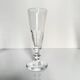 4 crystal champagne flutes