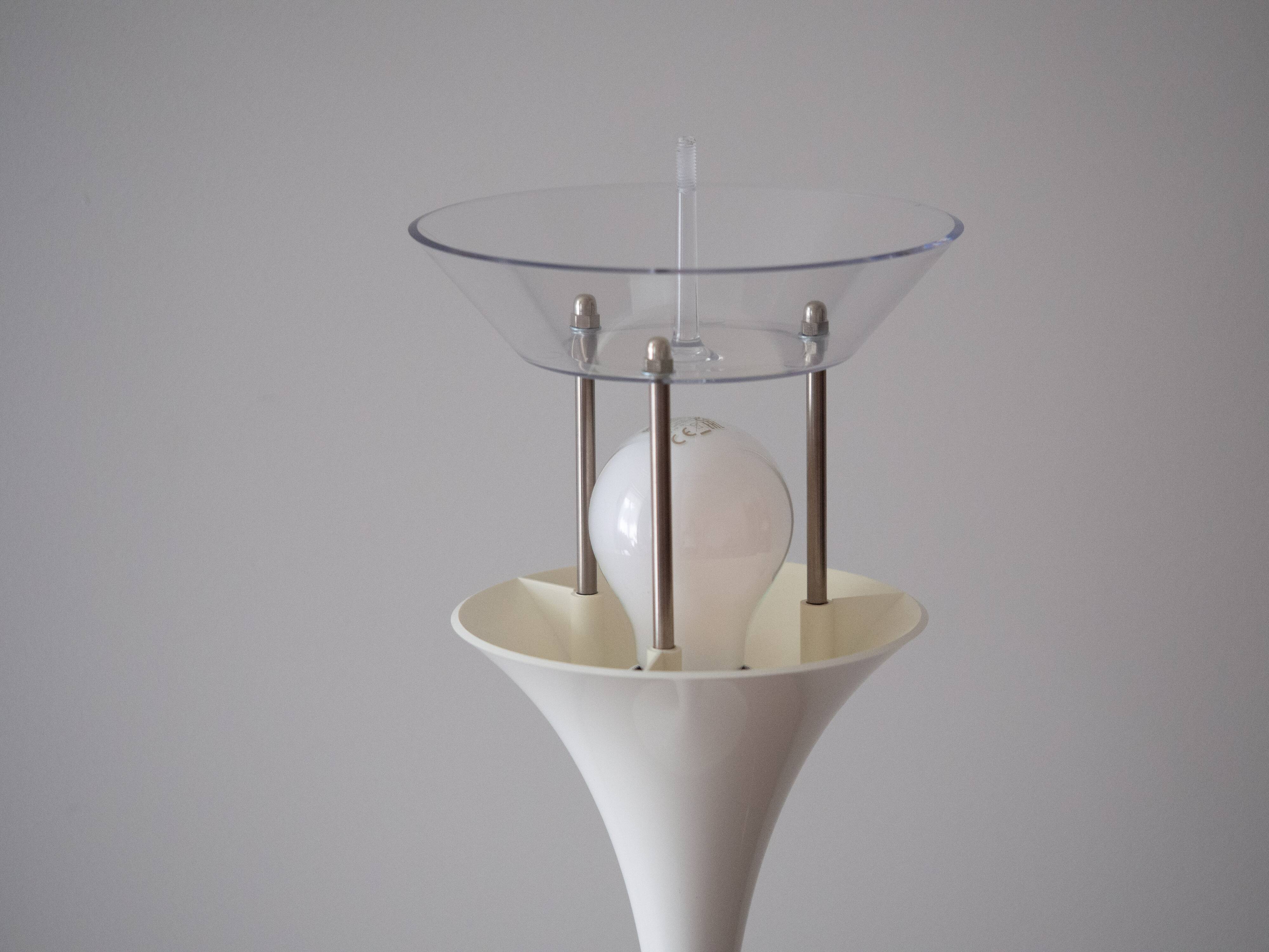 Lampe de table Panthella vintage danoise par Verner Panton, Louis Poulsen, 1971