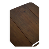 Modern Danish folding side table in solid oak, mid-20th century.