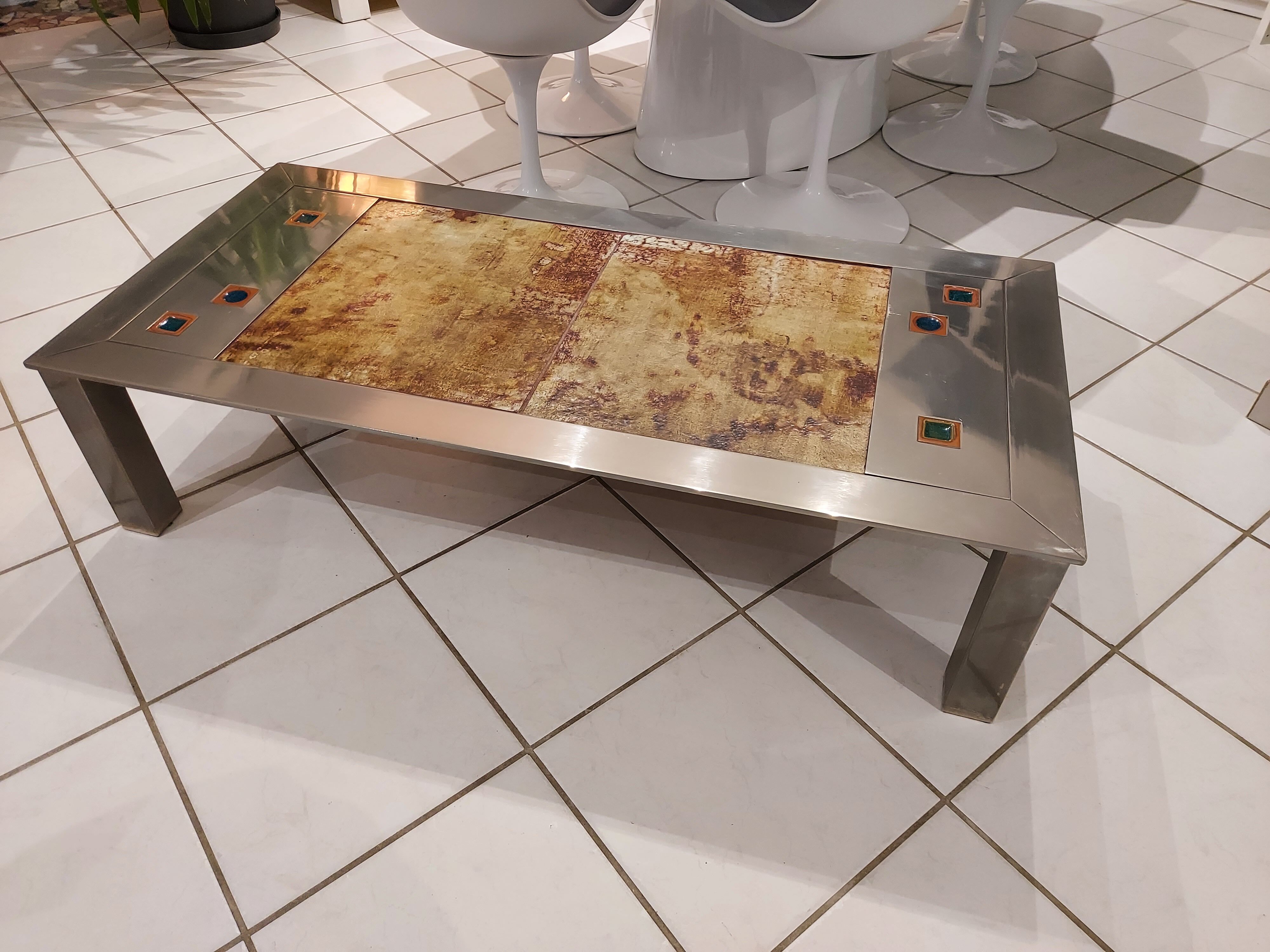 Roche Bobois vintage 1970s lounge coffee table