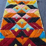 Natural handmade Moroccan rug 3 x 2 m