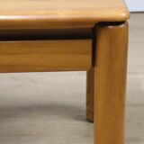 Pair of vintage elm bedside tables, 1970s