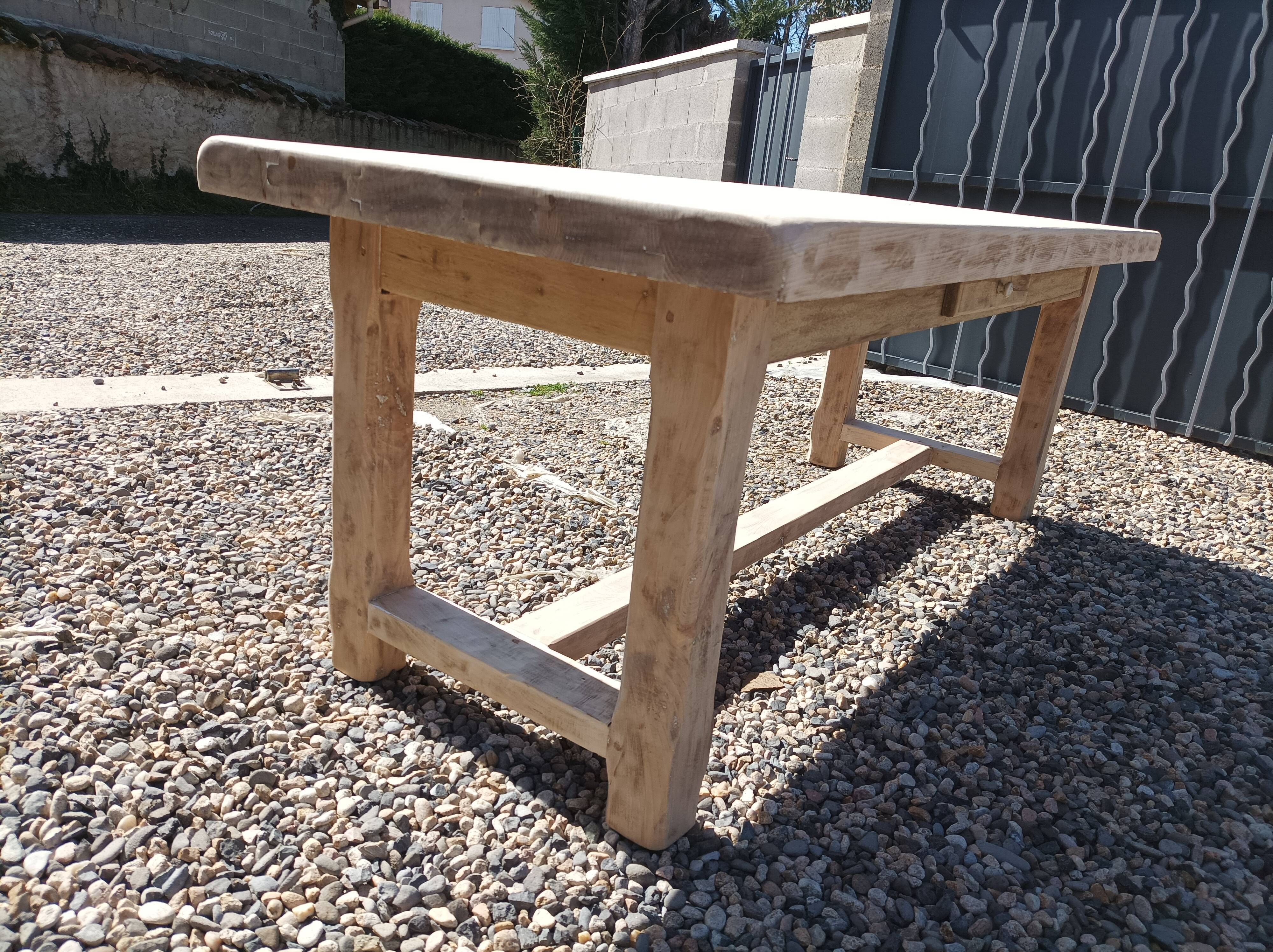 Beech farmhouse table
