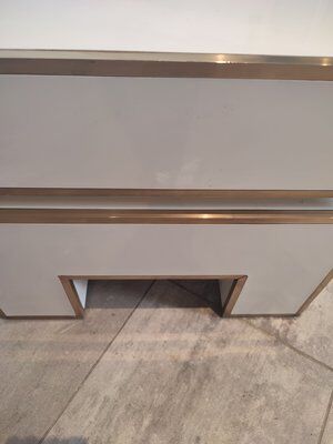 Set of 2 bedside tables by Alain Delon for Maison Jansen, 1975