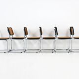 Set of 6 Dining Chairs Style B32 by Marcel Breuer