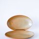 Pair of small oval dishes in stoneware, 1970