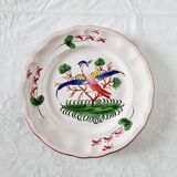 Antique plate made and hand painted from the 18th century