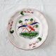 Assiette antique réalisée et peinte à la main du 18ème siècle