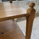 XS oak draper's table