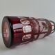 Egermann Art Deco Ruby Cut Overlay Vase, Czechoslovakia, circa 1920