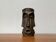 Vase abstrait visage en bronze brutaliste du milieu du siècle