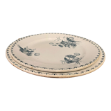 Set of 2 round dishes Terre de Fer XIXth "Madrid"