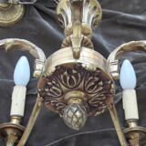 Gilded bronze chandelier in Louis XVI style, with 5 lights