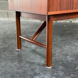 Danish Tambour Door Sideboard by Hvidt & Molgaard 50s