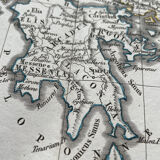 1828 - Map of ancient Greece in Latin
