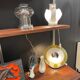 Ceramic owl lamp 1980