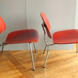 Paire de chauffeuses, Charles et Ray Eames, modèle LCM, édition Vitra