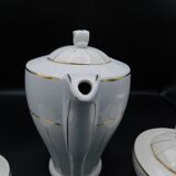 Céranord pourer, creamer and sugar bowl