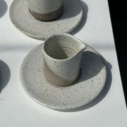 Service de petite vaisselle modulable en céramique indonésienne (6 éléments + coupelles)