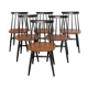 Series of 6 Fanett chairs by Ilmari Tapiovaara