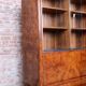 Art Deco Bookcase in Elm and Mahogany, 1920s