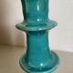 Ceramic candle holder in blue