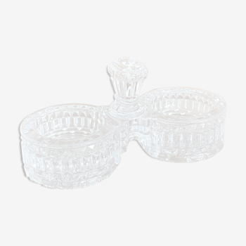 Saleron de table salière en cristal de baccarat