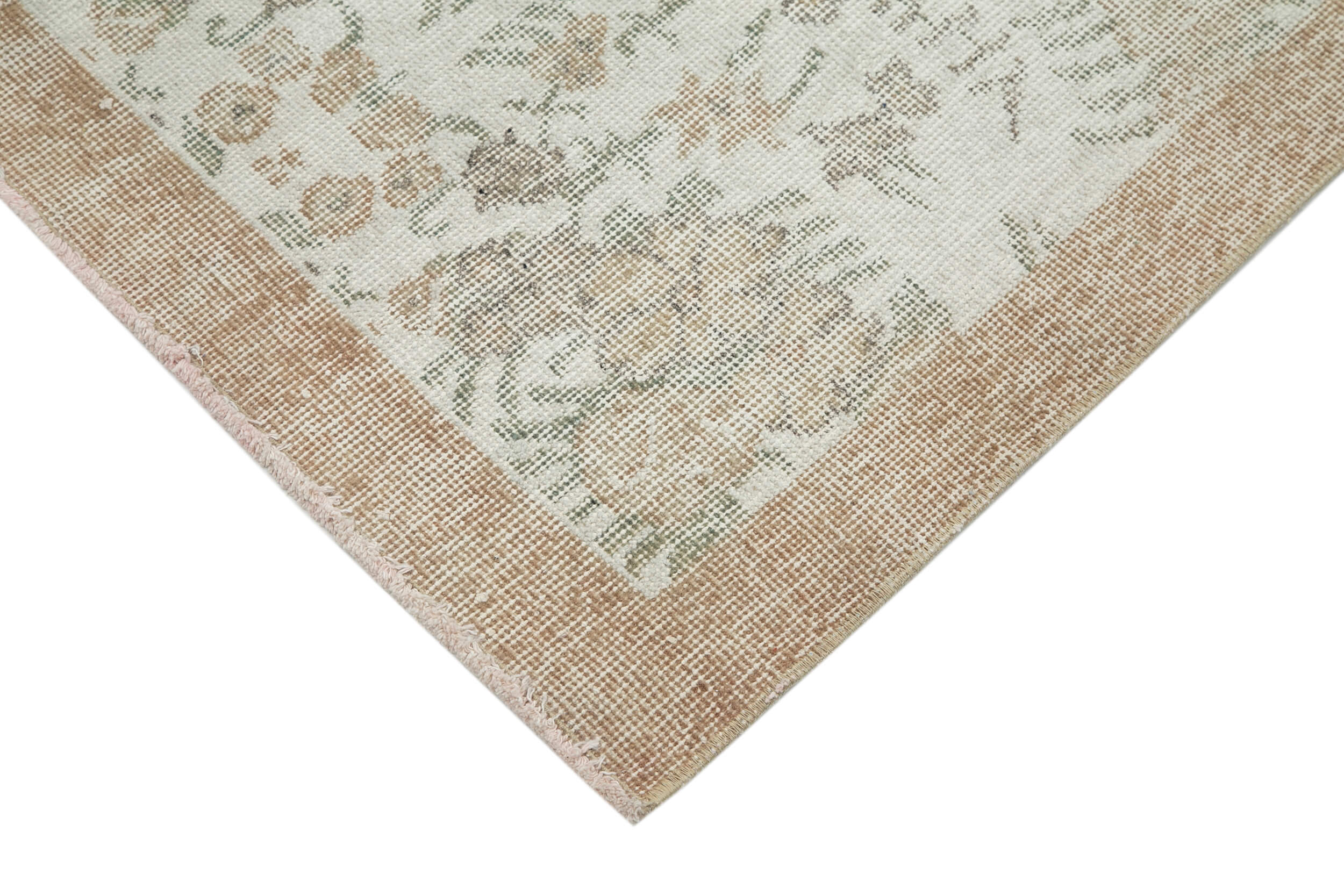Turkish hand-knotted 1970s beige carpet 172 cm x 270 cm