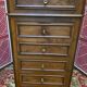 Louis-Philippe weekly style bedside in solid walnut