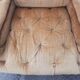 Large padded toad armchair
