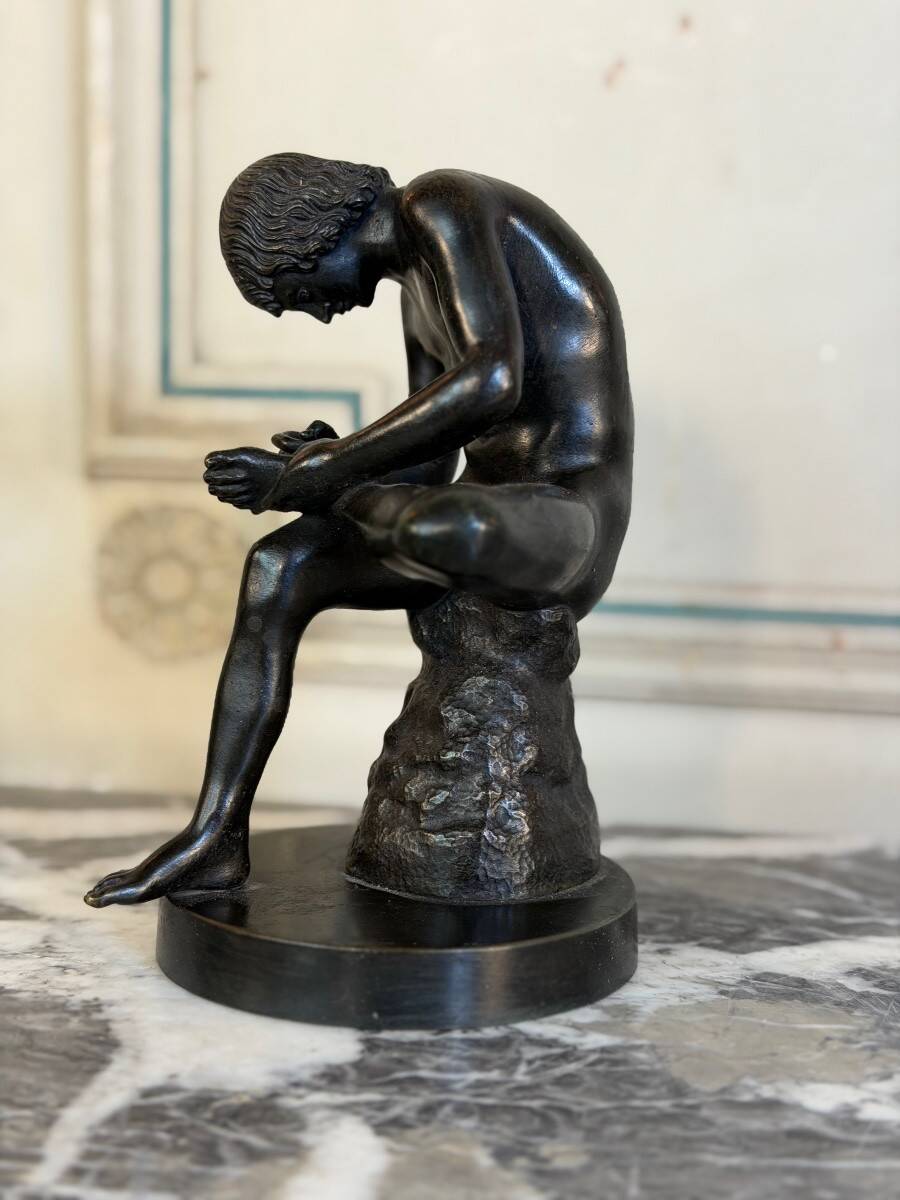 Spinario or the Thorn Puller, bronze after the Antique, 19th century.