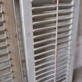 Pair of vintage louver shutters