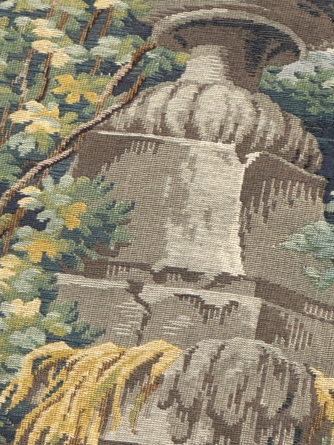 Aubusson-style Jacquard tapestry "Berger Galant"
