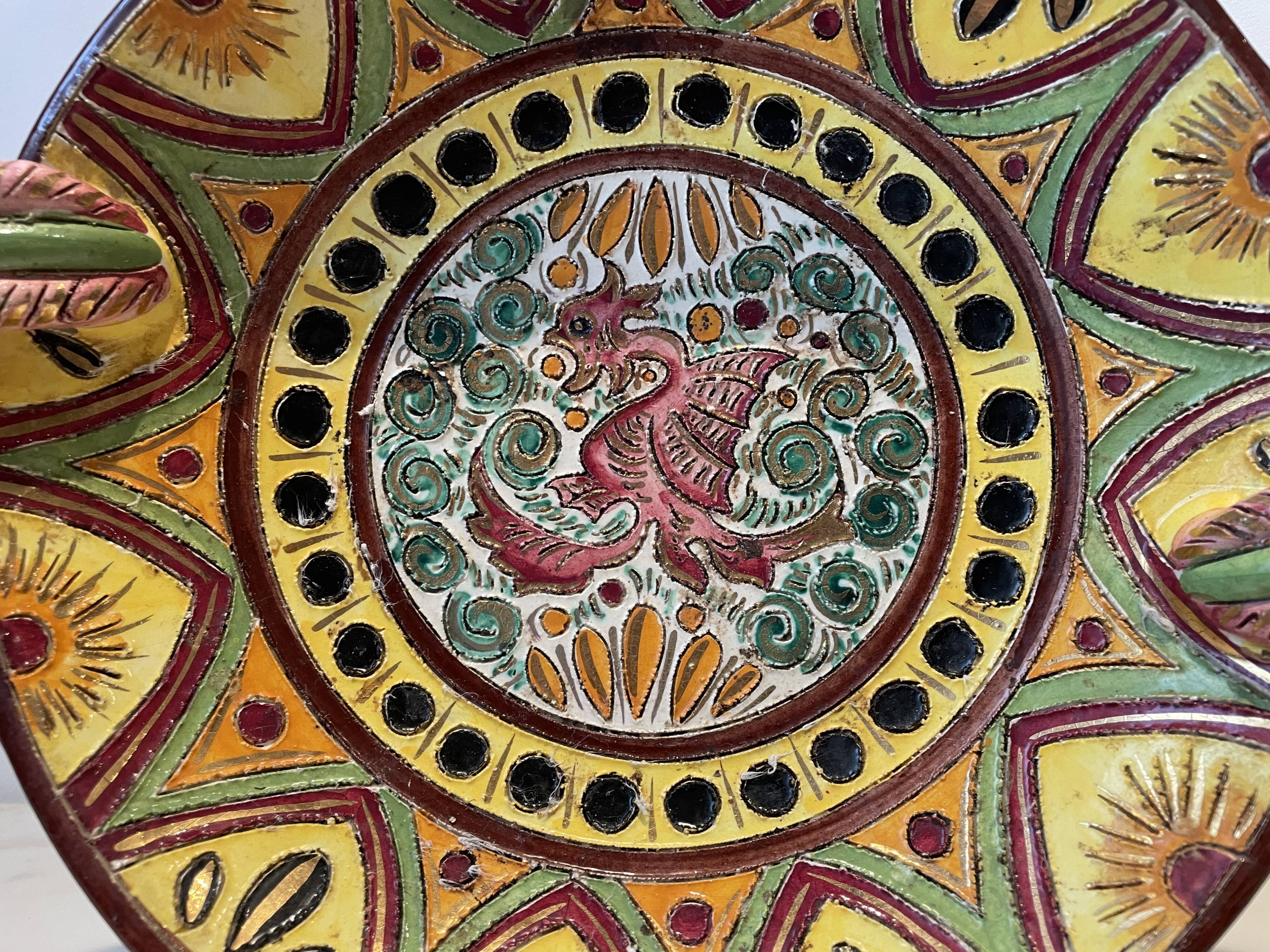 Ceramic cup Massé Frères Desvres 1940