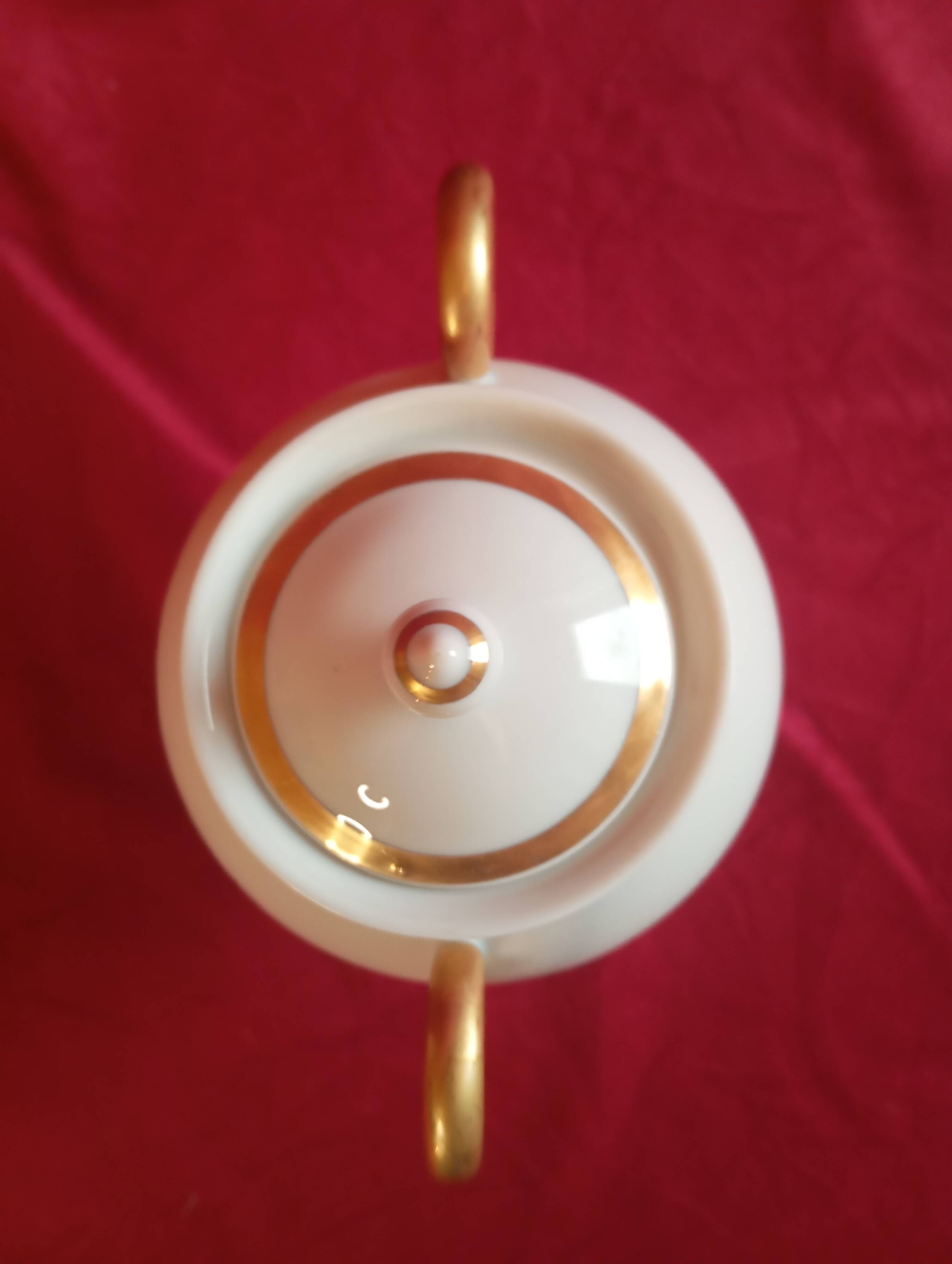 Limoges porcelain sugar bowl