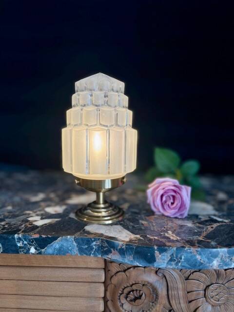 Small Art Deco Skyscraper Lamp