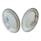 2 antique Saint Amand dishes