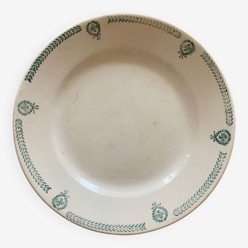 Antique ceramic plate