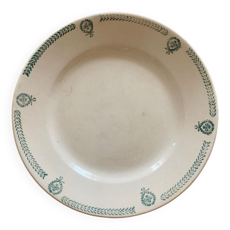 Antique ceramic plate