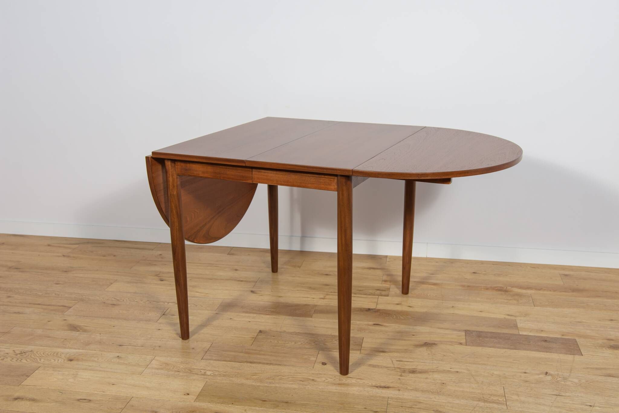 Table à manger extensible en teck et palissandre des années 1960, Danemark.