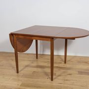 Table à manger extensible en teck et palissandre des années 1960, Danemark.