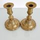 Pair of 19th century gilt bronze candlesticks - Château de Compiègne