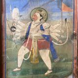 Indian miniature depicting an avatar of Anupam the monkey god