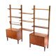 Mid-Century Danish Modern Teak Wall Unit System, 1970's