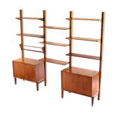 Mid-Century Danish Modern Teak Wall Unit System, 1970's