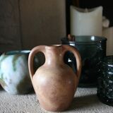 Amphora vase, small jar with double handles