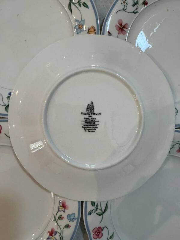Vintage dessert plates