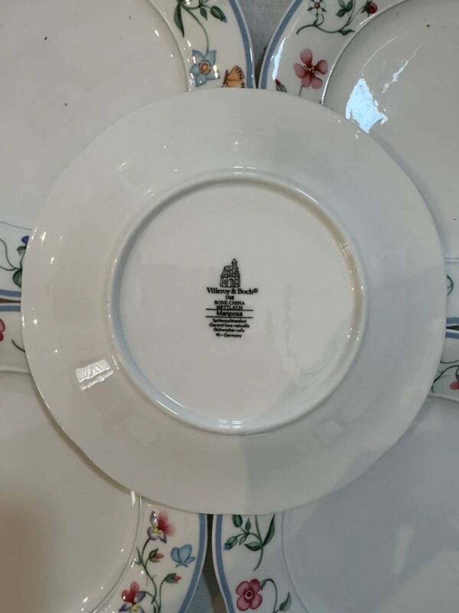 Vintage dessert plates