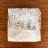 Klaus Lehmann, Cubist art sculpture in postmodern German brutalist ceramic Studio Pottery no. 337 81, 1981